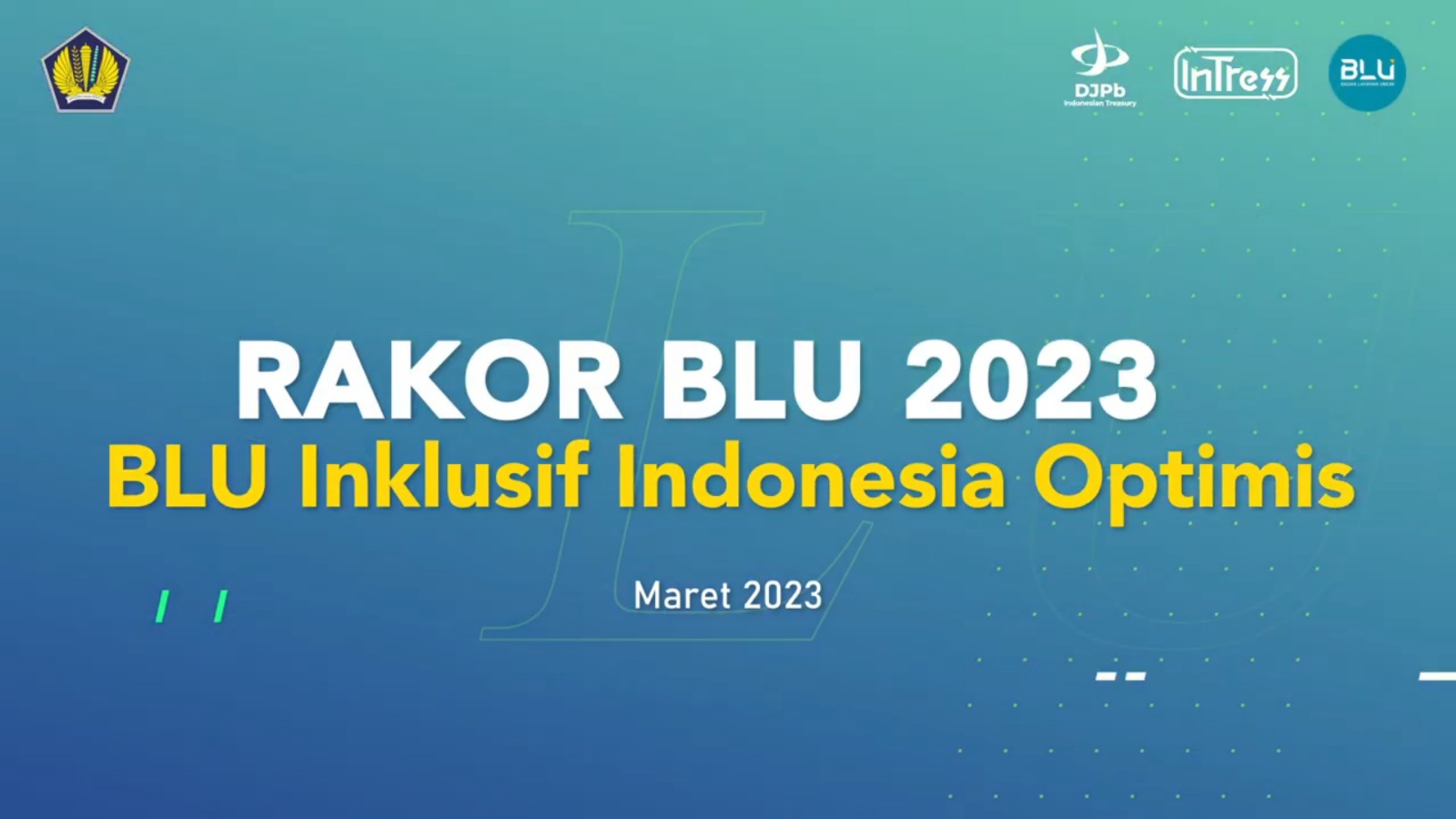 RAKOR BLU 2023 DAN BLU FAIR, TERBUKA UNTUK MASYARAKAT UMUM