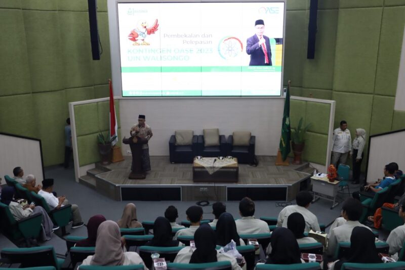 Lepas kontingen OASE, Rektor UIN Walisongo Tekankan Khidmah Kepada ...