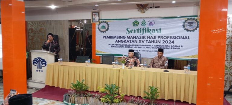 FDK UIN Walisongo-PAMHU gelar Sertifikasi Pembimbing Manasik Haji Profesional Angkatan XV 2 FDK UIN Walisongo-PAMHU gelar Sertifikasi Pembimbing Manasik Haji Profesional Angkatan XV