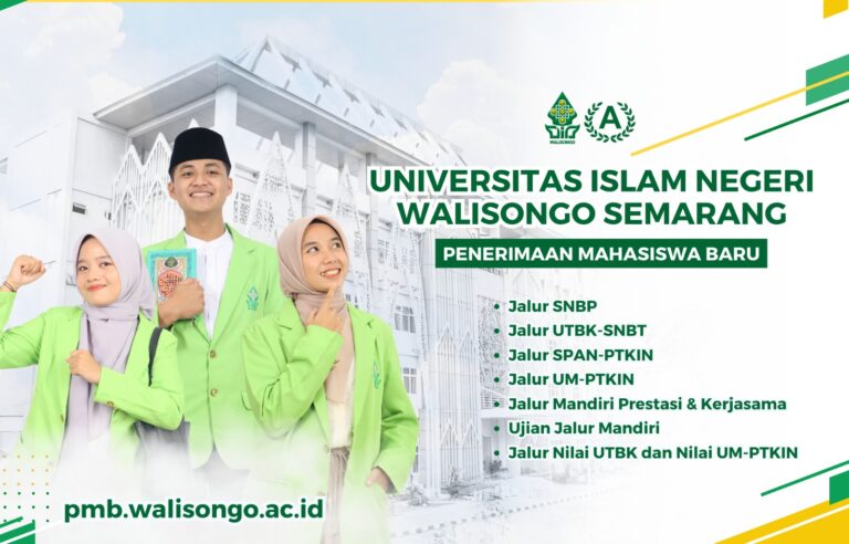 Gugur SNBT 2024? Tenang, UIN Walisongo Masih ada Tiga Jalur Masuk