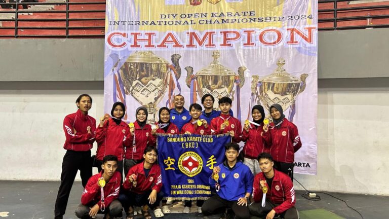 UKM BKC Torehkan Prestasi Internasional Karate DIY Open Championship