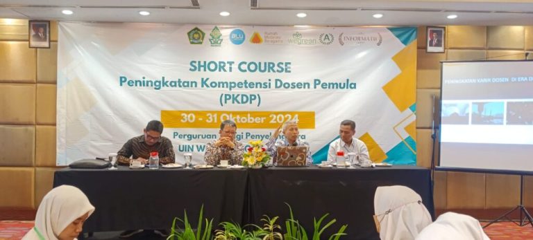 Tingkatkan Mutu Dosen, UIN Walisongo Gelar Short Course PKDP – UIN Walisongo