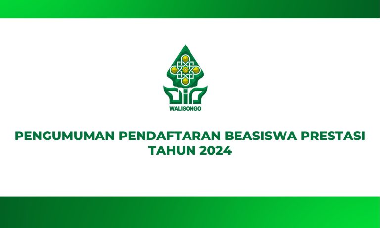 PENGUMUMAN PENDAFTARAN BEASISWA PRESTASI TAHUN 2024