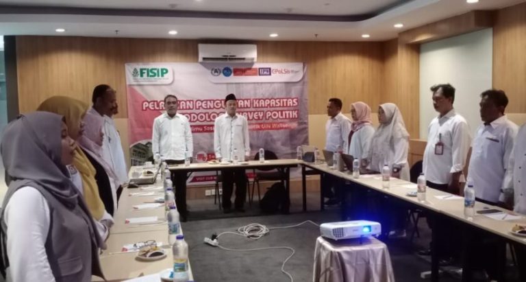 FISIP UIN Walisongo Gelar Pelatihan Penguatan Kapasitas Metodologi Survei Politik – UIN Walisongo