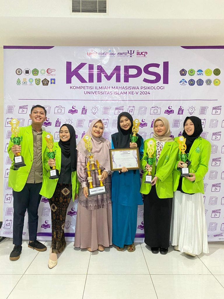 Mahasiswa Psikologi UIN Walisongo Borong 6 Piala di Kompetisi Ilmiah KIMPSI-V 2024 – UIN Walisongo