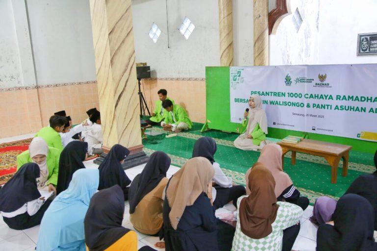 Mahasiswa BCB Gelar Buka Bersama dalam Program Pesantren 1000 Cahaya Ramadhan BAZNAS RI – UIN Walisongo