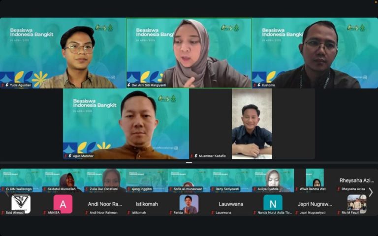 International Office UIN Walisongo Gelar Webinar Beasiswa Indonesia Bangkit (BIB) 2025 – UIN Walisongo