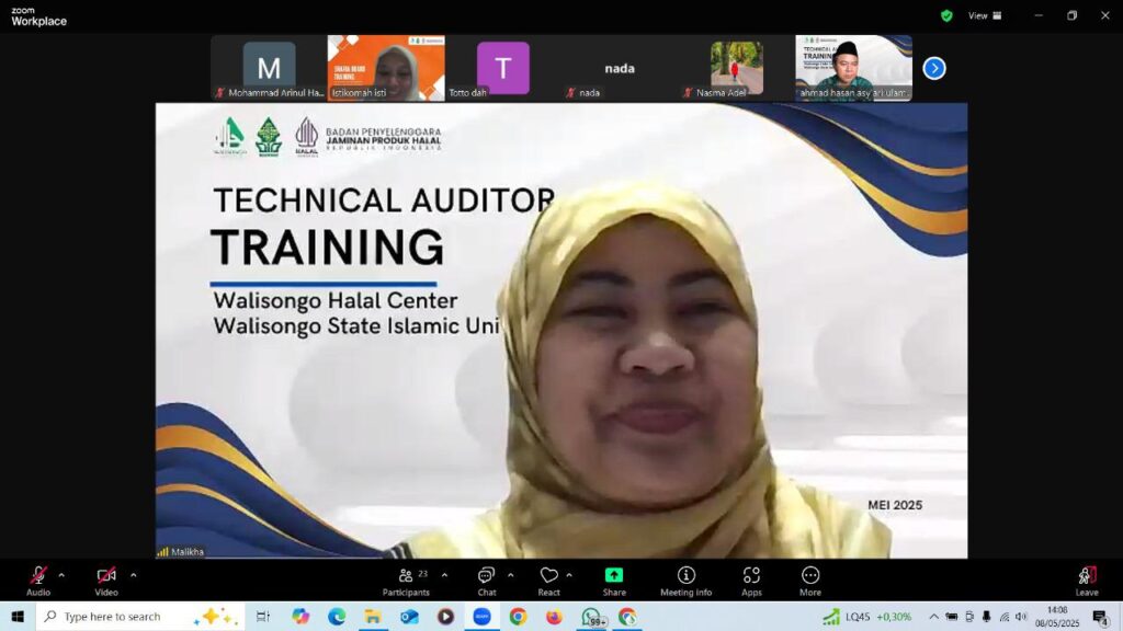 Walisongo Halal Center Selenggarakan Pelatihan Auditor dan Dewan Syariah Internasional dengan Peserta dari 8 Negara – UIN Walisongo 1 Walisongo Halal Center Selenggarakan Pelatihan Auditor dan Dewan Syariah Internasional dengan Peserta dari 8 Negara – UIN Walisongo