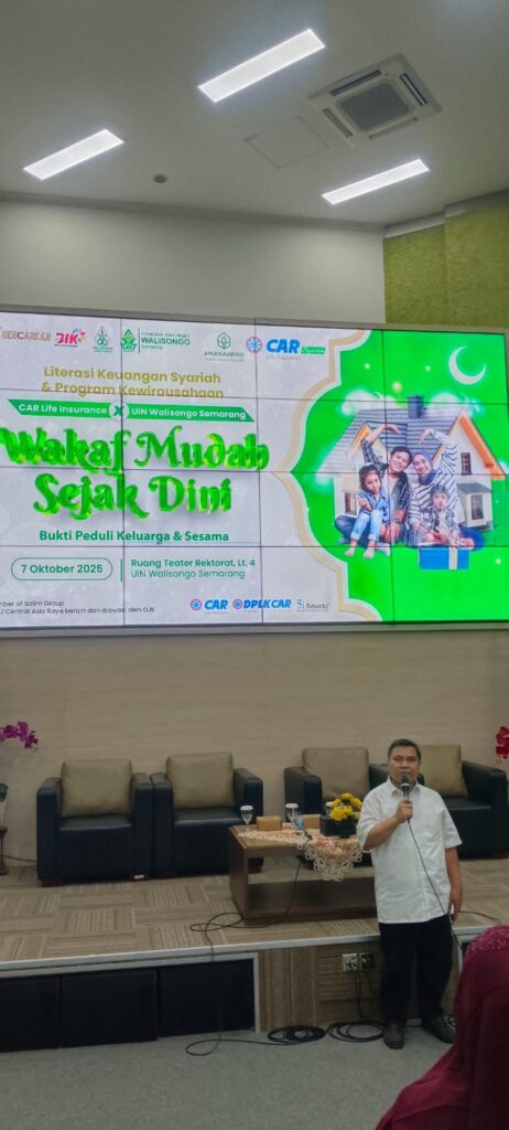 UIN Walisongo Semarang Gelar Literasi Keuangan Syariah dan Program Kewirausahaan Bersama CAR Life Insurance – UIN Walisongo 1 UIN Walisongo Semarang Gelar Literasi Keuangan Syariah dan Program Kewirausahaan Bersama CAR Life Insurance – UIN Walisongo