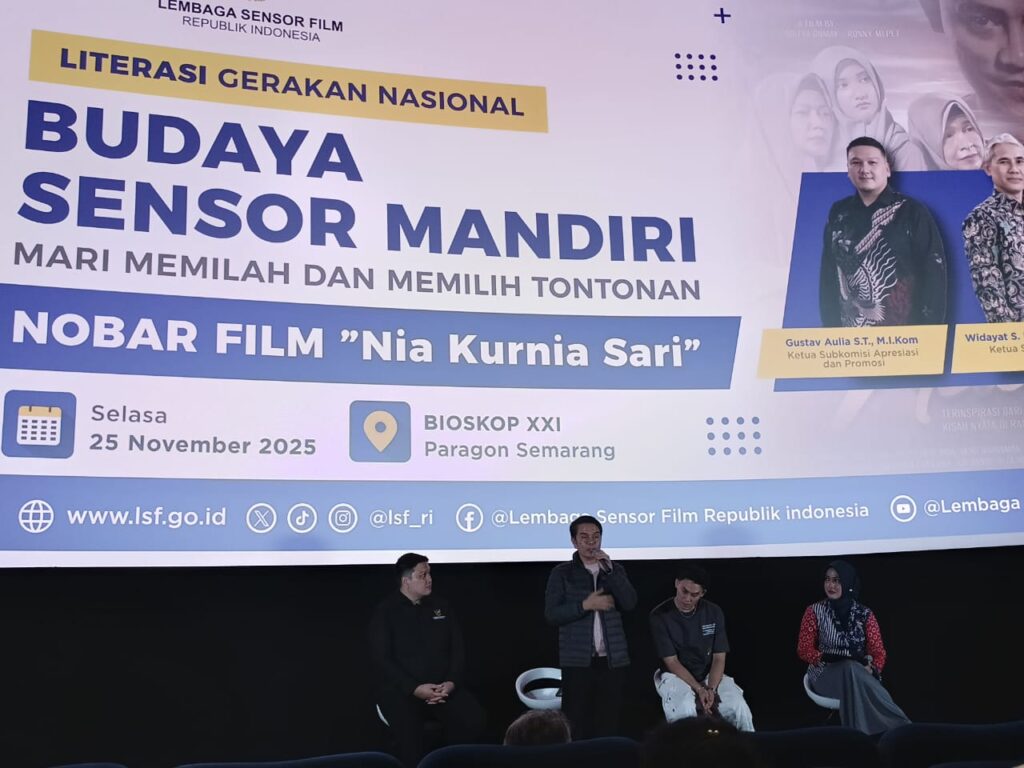 KPI UIN Walisongo Ikuti Gerakan Literasi Sensor Mandiri Film “Nia” di Semarang – UIN Walisongo