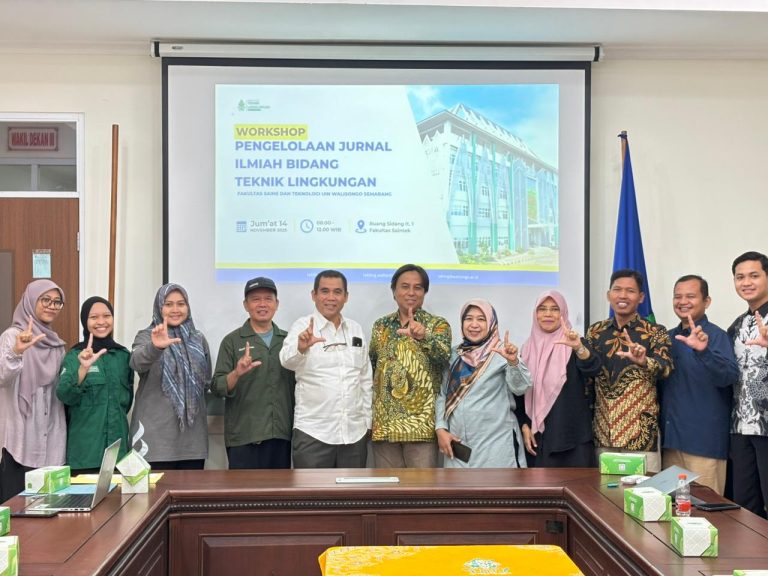 Teknik Lingkungan UIN Walisongo Gelar Workshop Pengelolaan Jurnal Ilmiah – UIN Walisongo