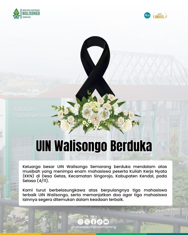 UIN Walisongo Berduka atas Musibah Mahasiswa KKN yang Hanyut di Kendal – UIN Walisongo