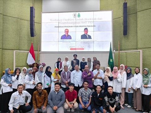 Workshop Finalisasi Naskah Akademik dan Penandatanganan MoU-PKS Pendirian Program Studi Pendidikan Profesi Psikologi Program Profesi – UIN Walisongo