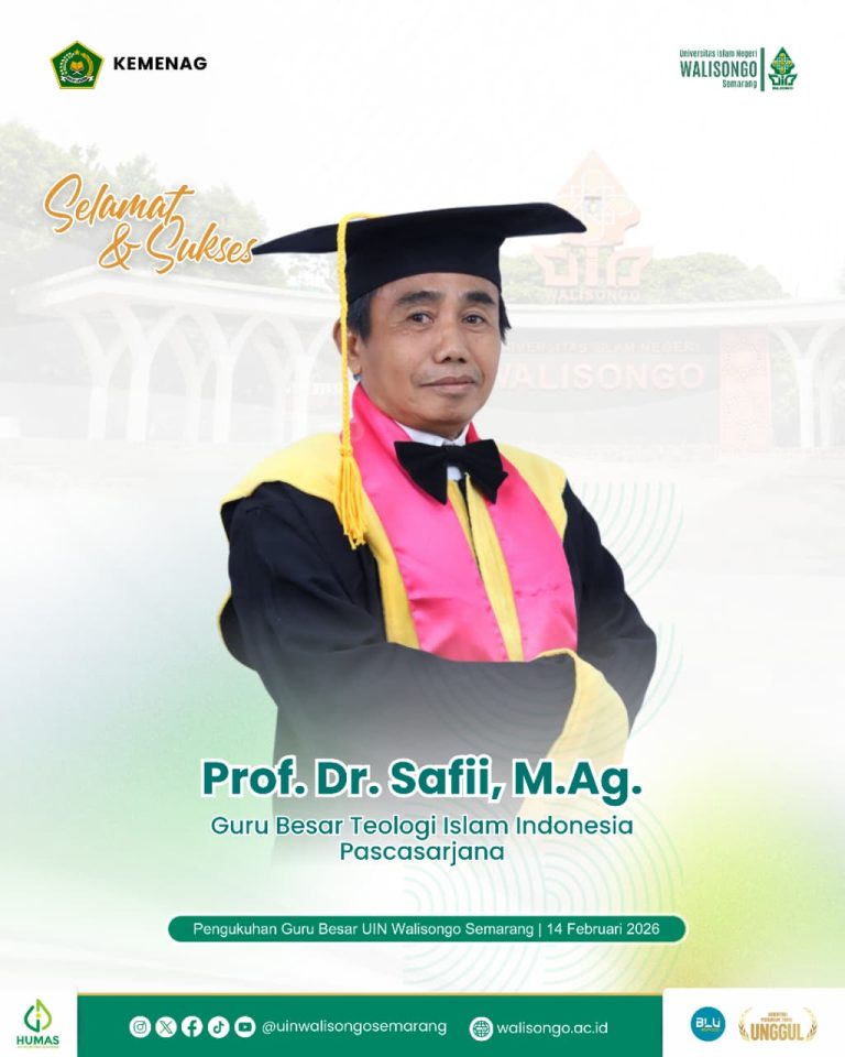 Di Pengukuhan Guru Besar, Prof Safii Tegaskan Teologi Tak Boleh Jauh dari Realitas Bangsa – UIN Walisongo