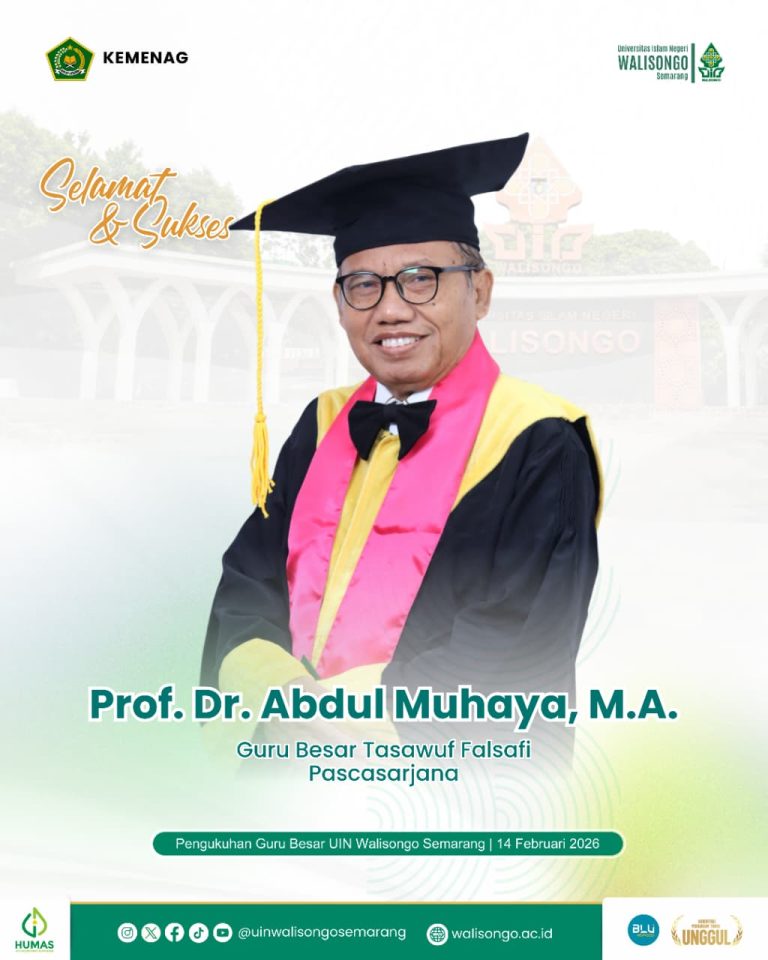 Wahdat al-Syuhud dan Human Flourishing, Pesan Mendalam Prof Abdul Muhaya di Pengukuhan 10 Guru Besar UIN Walisongo – UIN Walisongo