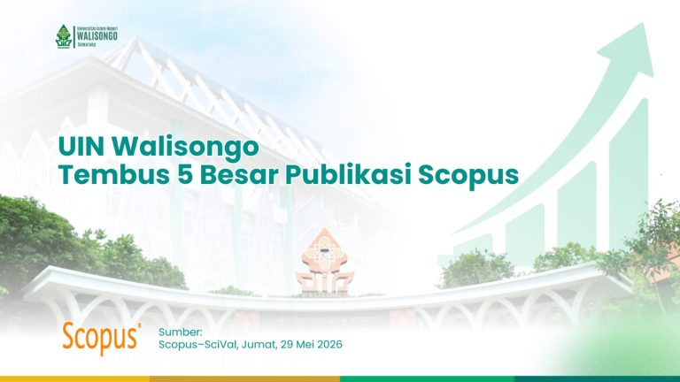 Melesat! UIN Walisongo Semarang Tembus 5 Besar Publikasi Scopus, Optimis Cetak Rekor Baru di Akhir Tahun – UIN Walisongo