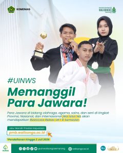 UIN Walisongo Memanggil Para Jawara, Ada Fasilitas Bebas UKT 8 Semester! – UIN Walisongo