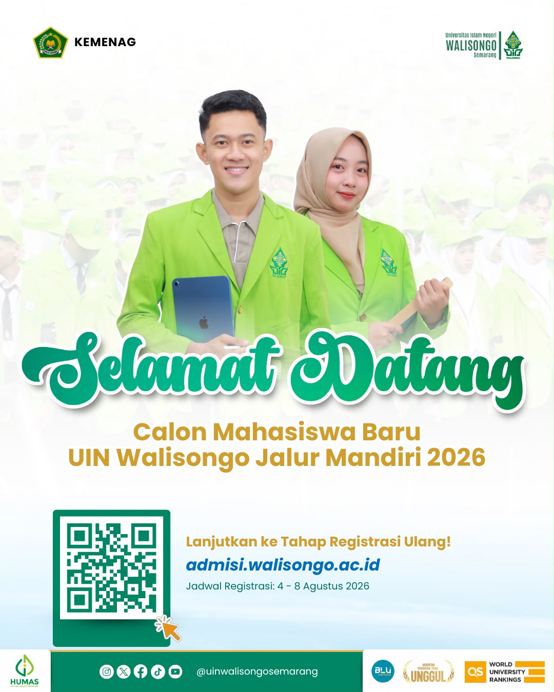Hasil Ujian Jalur Mandiri (UJM) UIN Walisongo 2026 Resmi Diumumkan, Simak Timeline dan Alur Registrasinya! – UIN Walisongo 1 Hasil Ujian Jalur Mandiri (UJM) UIN Walisongo 2026 Resmi Diumumkan, Simak Timeline dan Alur Registrasinya! – UIN Walisongo