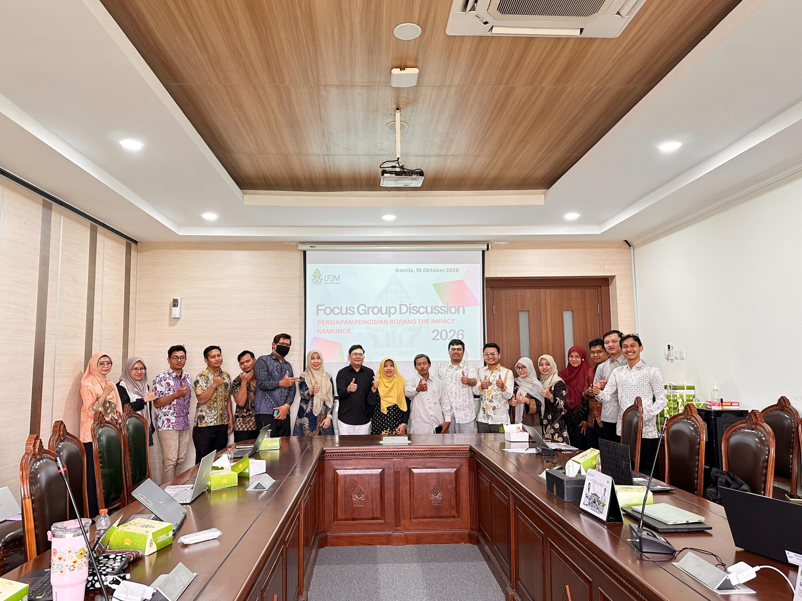 LP2M UIN Walisongo Semarang Siapkan Penyusunan Borang THE Impact Rankings – UIN Walisongo
